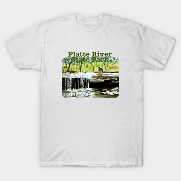 Platte River State Park, Nebraska T-Shirt by MMcBuck